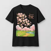 Camiseta unisex — flores de cerezo primaverales — Foto 7 de 20