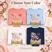 Camiseta unisex — flores de cerezo primaverales — Foto 11 de 20