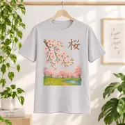 Camiseta unisex — flores de cerezo primaverales — Foto 15 de 20