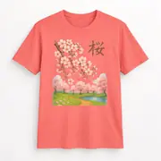 Camiseta unisex — flores de cerezo primaverales — Foto 16 de 20