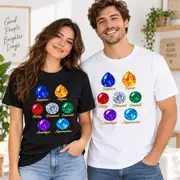 T-shirt unisexe — pierres précieuses colorées — Photo 7 sur 17