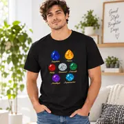 T-shirt unisexe — pierres précieuses colorées — Photo 11 sur 17