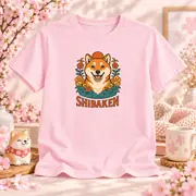 かわいい柴犬 ユニセックスTシャツ — 写真 6 / 15