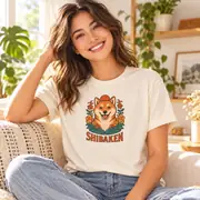 かわいい柴犬 ユニセックスTシャツ — 写真 14 / 15