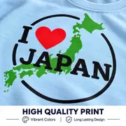 Camiseta unisex — mapa de Japón y «I Love Japan» — Foto 17 de 20