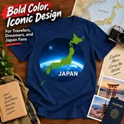 Camiseta unisex — planeta Tierra y amor por Japón — Foto 1 de 20