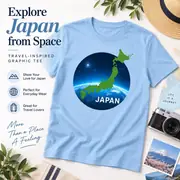 Camiseta unisex — planeta Tierra y amor por Japón — Foto 2 de 20
