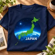 Camiseta unisex — planeta Tierra y amor por Japón — Foto 3 de 20