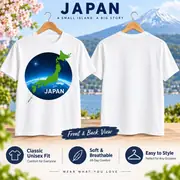 Camiseta unisex — planeta Tierra y amor por Japón — Foto 6 de 20