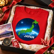 Camiseta unisex — planeta Tierra y amor por Japón — Foto 10 de 20