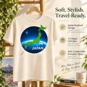 Camiseta unisex — planeta Tierra y amor por Japón — Foto 13 de 20