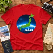 Camiseta unisex — planeta Tierra y amor por Japón — Foto 19 de 20