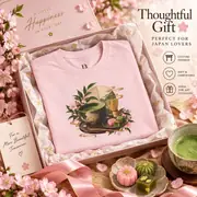 T-shirt unisexe — pause thé au matcha et pâtisseries wagashi — Photo 11 sur 14