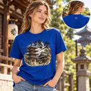 筆文字の「悠久」と五重塔の寺 ユニセックスTシャツ — 写真 13 / 18