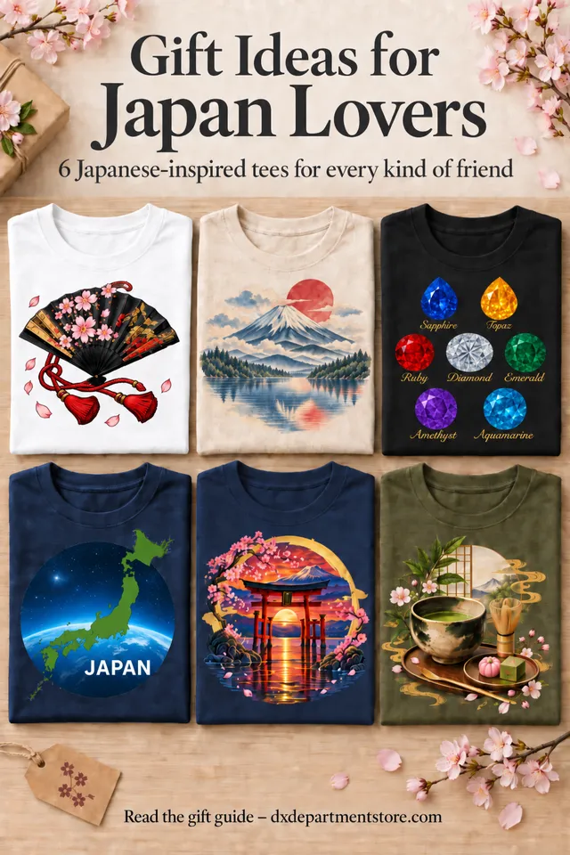 Guía de regalos: camisetas gráficas para amantes de Japón