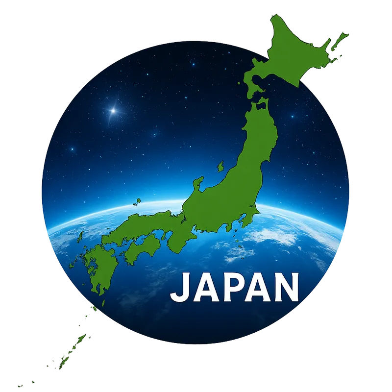 T-shirt le Japon vu de l’espace